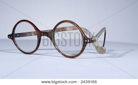 Antyczne Tortoiseshell okulary