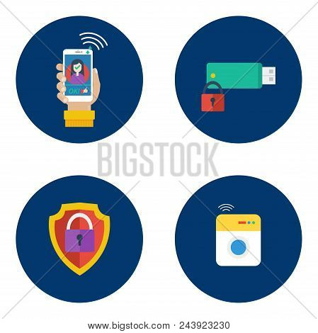 Technology Icons Design | Set Of Great Banner Concept For Technology, Computer, Network And Much Mor