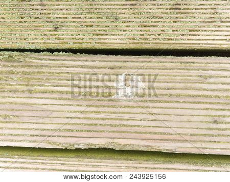 Old Wooden Background Paintedyellow  Green Paint With Cracks