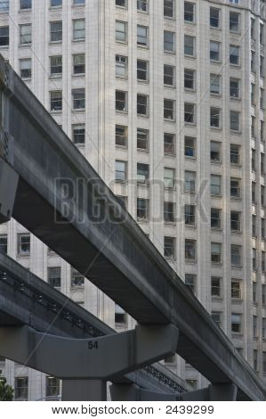 Monorail und die Stadt