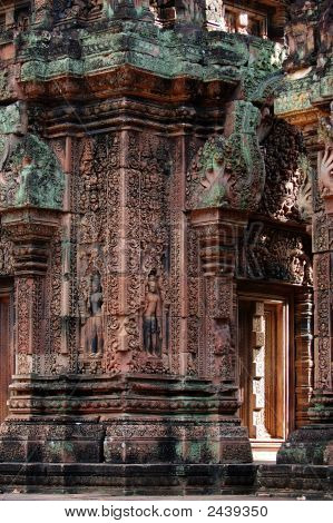 Mandapa při Banteay Sreiz, Kambodža