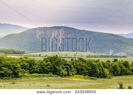 Beautiful View Over The Mountain Range. Landscape Photography.