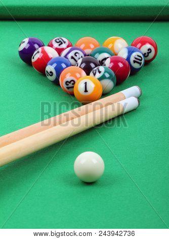 Sport, Pool, Ball, Cue Game Billiard Table Leisure Play