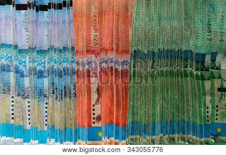 Tenge Kzt. National Currency Of Kazakhstan, Kz. Exchange Rate. Economy, Development, Business, Bank,