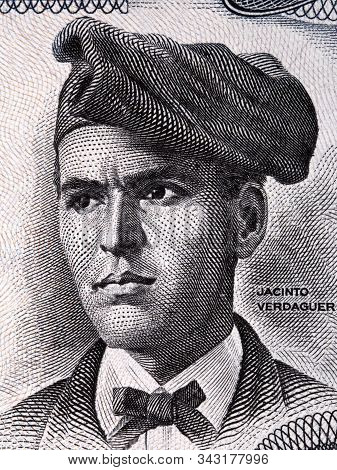 Jacint Verdaguer A Portrait From Spanish Money