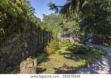 Dragalentsi Monastery, Bulgaria - September 3, 2019: Orthodox Dragalevtsi Monastery At Vitosha Mount