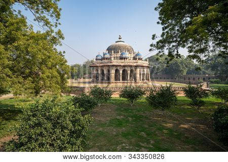 Isa Khans Garden Tomb, Part Of Humayan's Tomb In New Delhi, India
