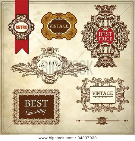 Ornato di lusso Royal Premium qualità e garanzia Label Design