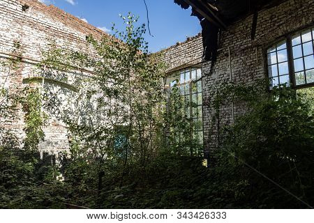 Urbex, Urban Exploration, Old Abandoned Train Station, Germany.