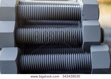 Industrial Metal Stud Bolts With Metric Thread
