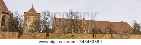 Malbork, Pomerania, Poland - January 2: Castle Of The Teutonic Order In Malbork - The Largest Castle