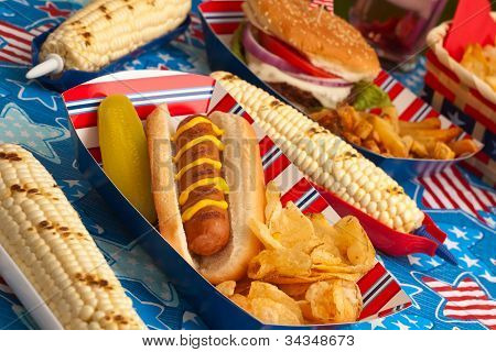Picnic en el 4 de julio