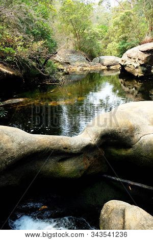 Beautiful Rocky Pool In Berowra National Park, Australia