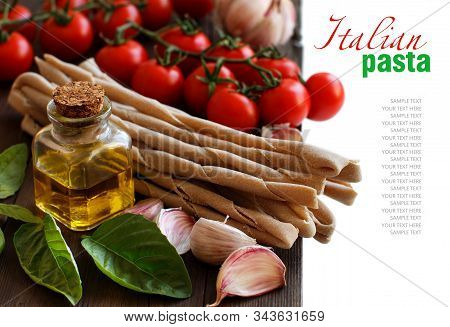 Whole Wheat Pasta, Vegetables,  Herbs And Olive Oil