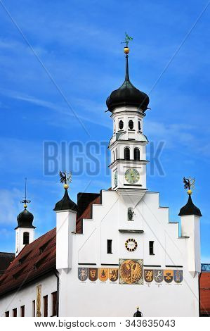Kempten Baden-württemberg/ Germany - 09 30 2019: Kempten Is A City In Germany With Many Historical A