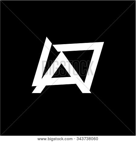 Simple Lav, Lap, Lad, Da, Oa Initials Company Logo