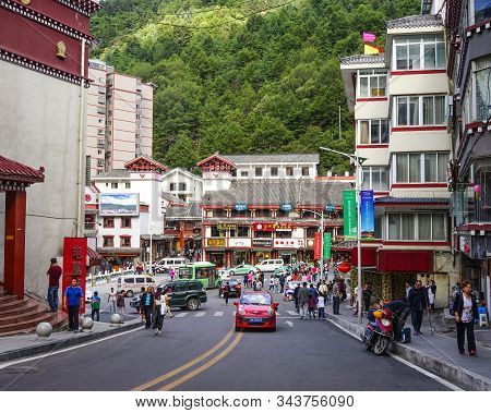 Cityscape Of Kangding, Garze Tibetan, China