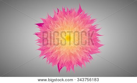 Beautiful Floral Design Illustration Using Blending Tool And Gradients