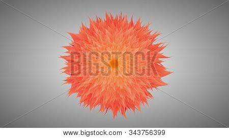 Beautiful Floral Design Illustration Using Blending Tool And Gradients