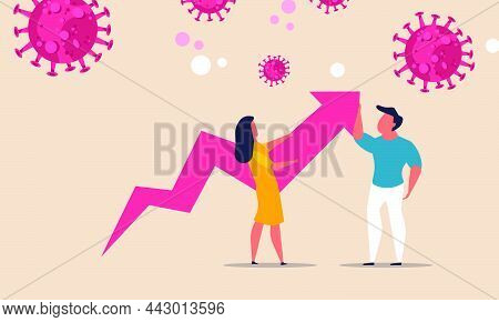 Money Stimulus Help Finance Business. Coronavirus First Aid Economics Federal Investor. Vector Illus