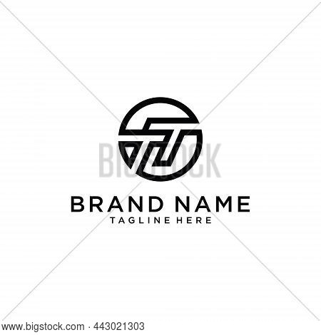 Tt Or T Initial Letter Logo Design Vector Design.