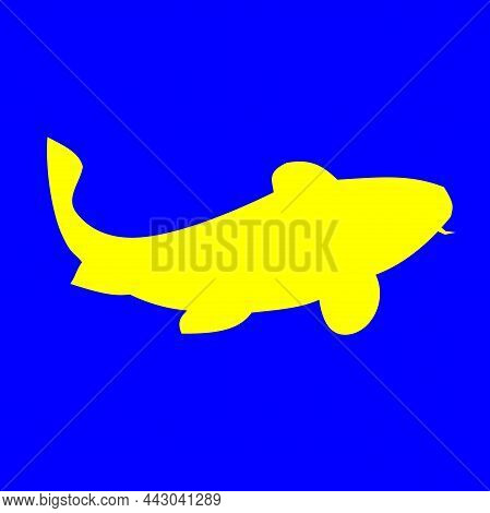 Fish Animal Silhouette Fanua Vector Illustration Clipart