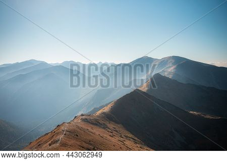 Mountain Panorama Of The Tatra Mountains From Kasprowy Wierch