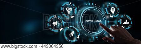 Business, Technology, Internet And Network Concept. Governance  Successful Business Concept.