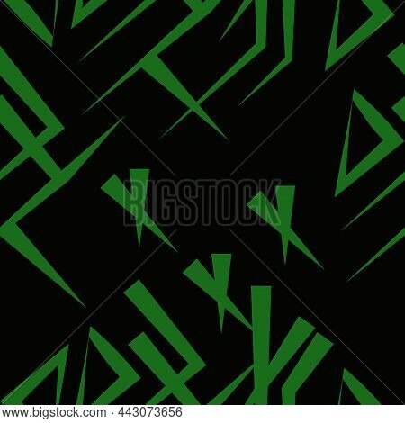Background Pattern With Decorative Geometric And Abstract Elements