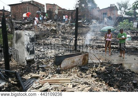 Area Affected By Slum Fire