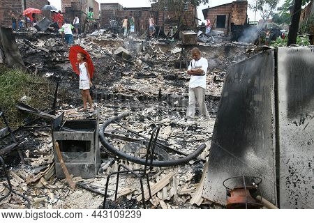 Area Affected By Slum Fire
