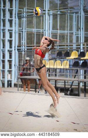 Izmir, Turkey - July 08, 2021: Switzerland (stahli And Kernen) Vs Norway (maaseide And Thelle) Pool 