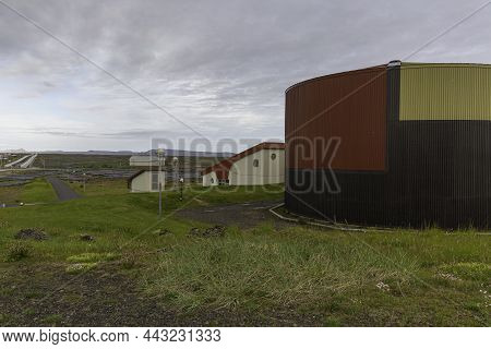 Iceland Water Steam Refinery. For Heating Up Homes.