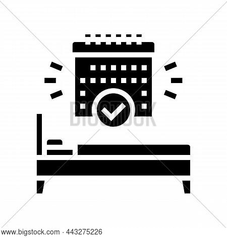 Stimulus Control Therapy Glyph Icon Vector. Stimulus Control Therapy Sign. Isolated Contour Symbol B