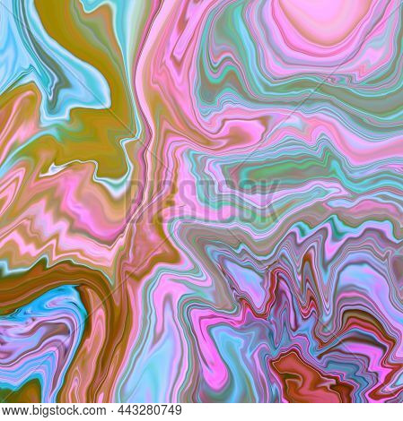 Abstract Oil Marble Background For Packaging And Postcard And Gifts And Cards And Posters