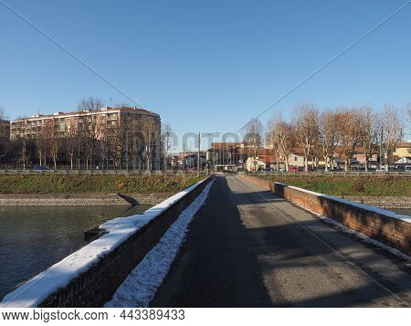 Building At The Opening Of Canale Cavour Canal In Chivasso