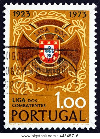 Postage Stamp Portugal 1973 Servicemen's League Emblem