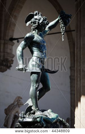 Florence - Piazza della Signoria Perseus with the Head of Medusa