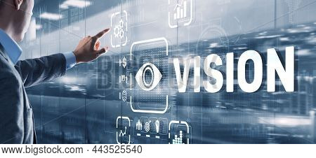 Vision Direction Future Business Inspiration Motivation Concept