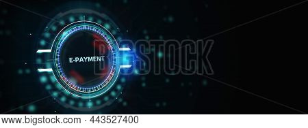 E-payment. Digital Money Online Banking Financial Technology Concept. 3d Illustration