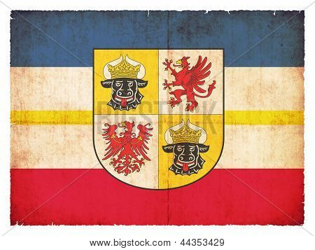 Projekt flagi z Mecklenburg-Vorpommern (Niemcy)