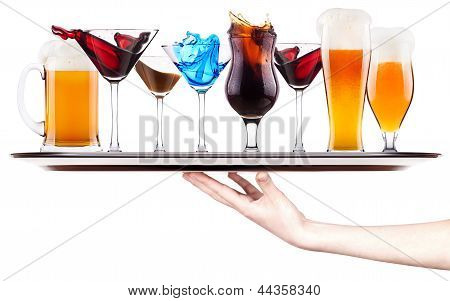 Alkoholowy koktajl powitalny zestaw