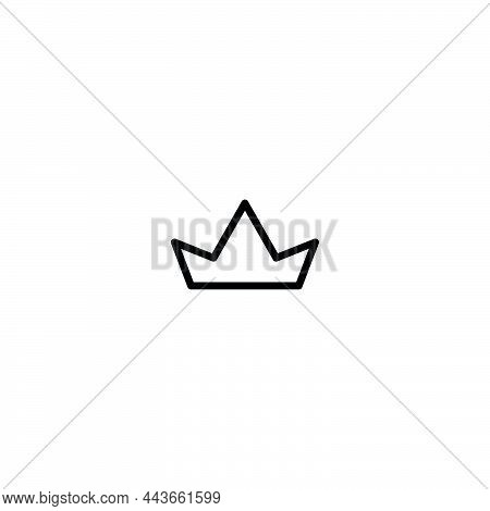 Origami Boat Icon. Simple Style Sea Travel Big Sale Poster Background Symbol. Ship Sea Travel Logo D