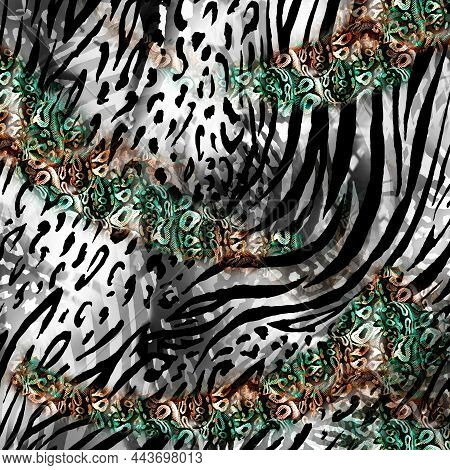 Digital Effects. Multicolor Abstract Background. Colorful Pattern.textile Fabric Print Pattern, Cush