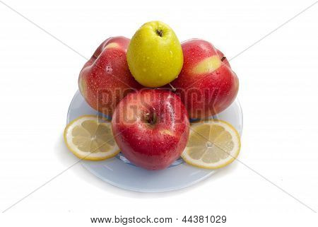 Apple met een citroen