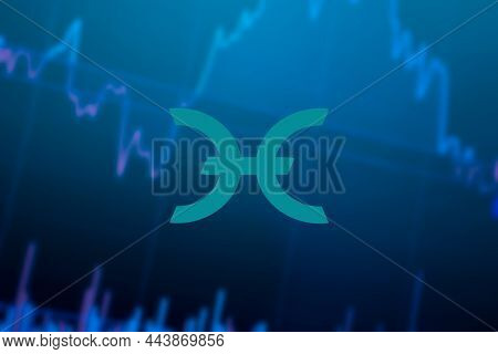 Holo Cryptocurrency. Holo Coin Growth Chart On The Exchange, Chart