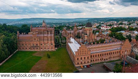 Aerial View Of The Residence Of Bukovinian And Dalmatian Metropolitans.
