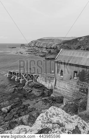 The Old Lifeboat Station At The Lizard Point In Cornwall