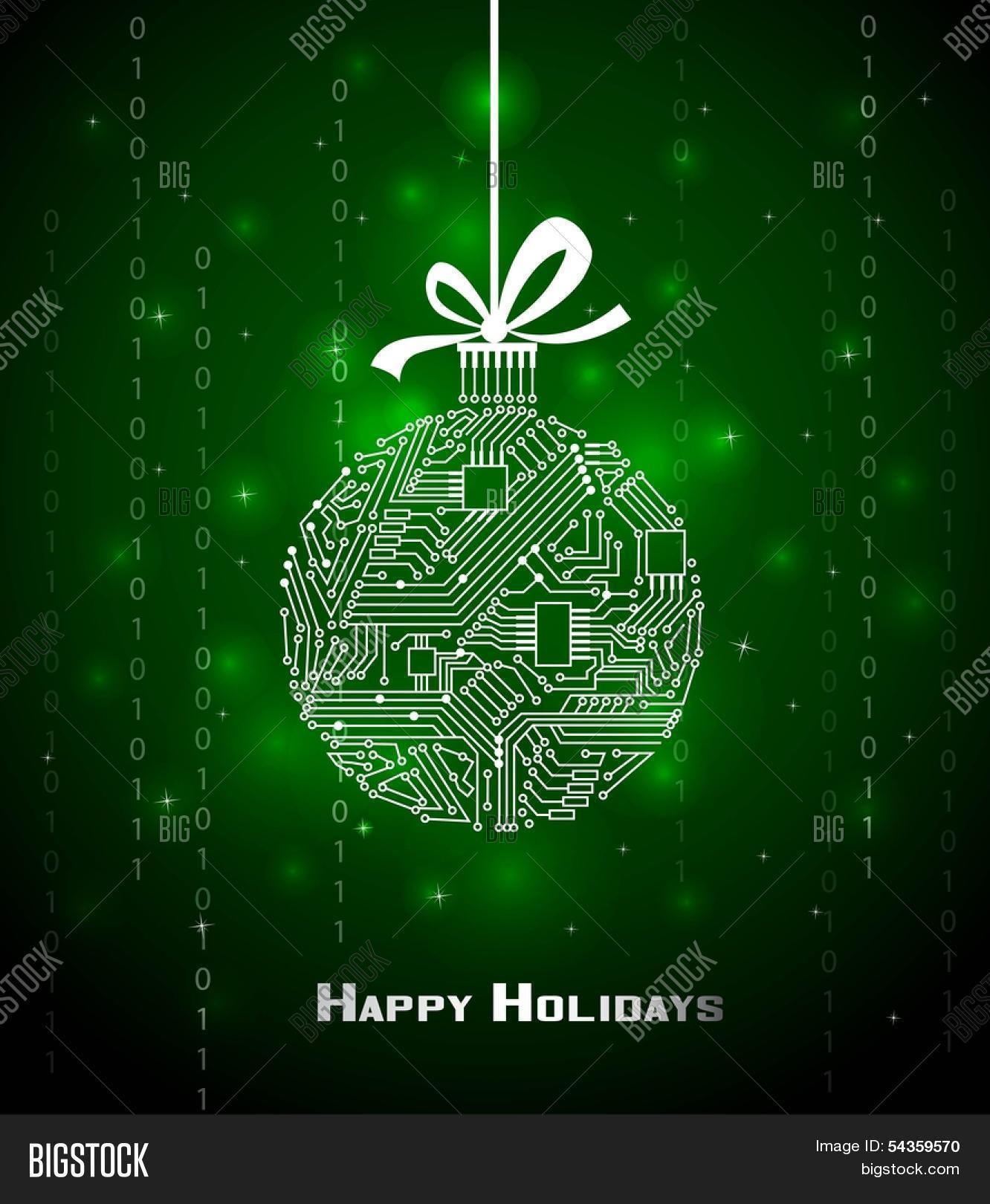 Hi-tech Christmas Vector & Photo (Free Trial) | Bigstock