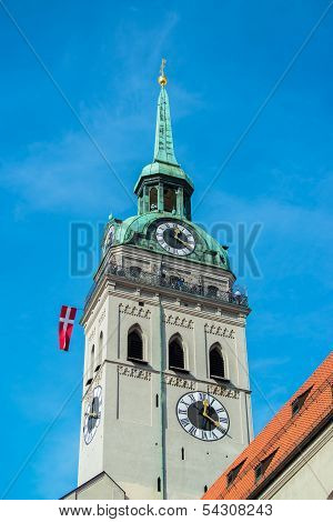Buildings in munich city center, Marienplatz